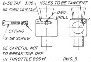 Carburetor drawing 3 - Airplanes and Rockets