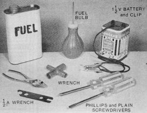 Use fresh sport fuel, new battery, clean glow-plug clip - Airplanes and Rockets