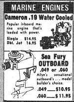 Sea Fury Outboard Motor Ad - Airplanes and Rockets