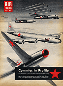 Commies in Profile (Russian Air Force), October 1950 Air Trails - Airplanes and Rockets