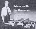 Delanne and His Duo-Monoplanes, October 1950 Air Trails - Airplanes and Rockets