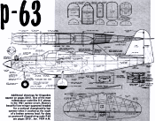 Maxey's Marvelous P-63 Kingcobra Article & Plans, March 1962 American Modeler - Airplanes and Rockets
