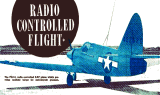 Radio Controlled Flight, January 1947 Radio News - RF Cafe