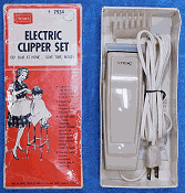 Sears Electric Hair Clipper Set 7934 - Airplanes and Rockets