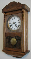 Antique regulator wall clock (after)   by Kirt Blattenberger - Airplanes and Rockets