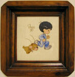Counted Cross Stitch by supermode Melanie Blattenberger, Frame by Kirt Blattenberger - Airplanes and Rockets