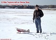 E-flite's Taylorcraft (review) on Snow Skis and In-Flight Video - Airplanes and Rockets