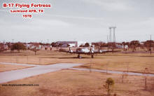 B-17 Flying Fortress at Lackland AFB, November 1979 - Airplanes and Rockets