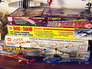 Charlie's Amazing Cox Model Airplane Collection (9) - Airplanes and Rockets