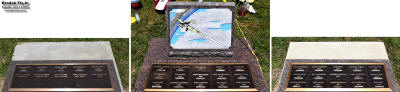 Brodak's 2016 Fly-In, memorial plaques  - Airplanes and Rockets