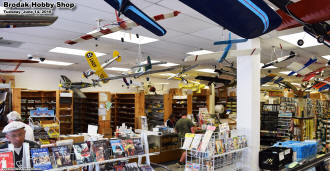 Brodak's Hobby Shop (front counter) - Airplanes and Rockets