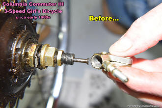 Columbia Commuter III (Shimano gear hub 6) 3-Speed Girl's Bicycle Restoration - Airplanes and Rockets