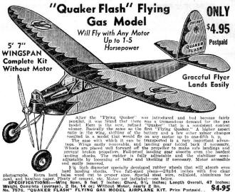 Quaker Flash Magazine Advertisement - Airplanes and Rockets