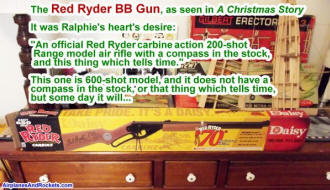 Red Ryder BB Gun, A Christmas Story - Airplanes and Rockets