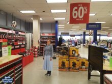 Craftsman tool department at Sears in Friendly Center - Airplanes and Rockets