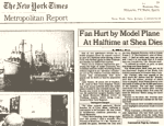 Fan Killed by Model Airplane at Shea Stadium - Airplanes and Rockets