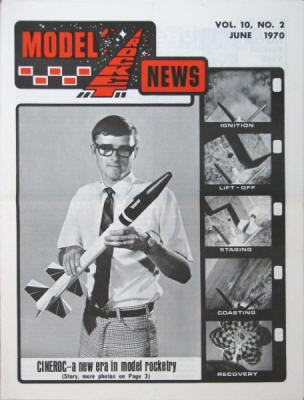 Estes Model Rocket News - vol. 10, no. 2, June 1970 - Airplanes and Rockets