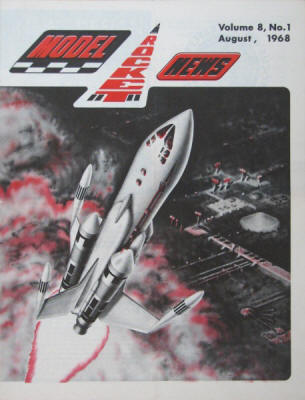Estes Model Rocket News - vol. 8, no. 1, August 1968 - Airplanes and Rockets