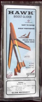 Semroc Hawk Boost Glider Rocket Kit - Airplanes and Rockets