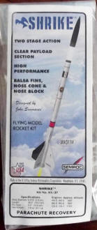 Semroc Shrike Model Rocket Kit - Airplanes and Rockets