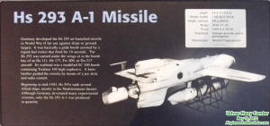 Hs 293 A-1 Missile Placard (Udvar-Hazy) - Airplanes and Rockets