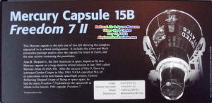 Mercury Capsule 15B - Freedom 7 II Placard (Udvar-Hazy) - Airplanes and Rockets