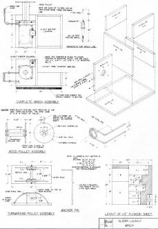 AAM Glider Winch Plans (April 1973 AAM) - Airplanes and Rockets