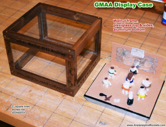 GMAA diorama case frame and base - Airplanes and Rockets