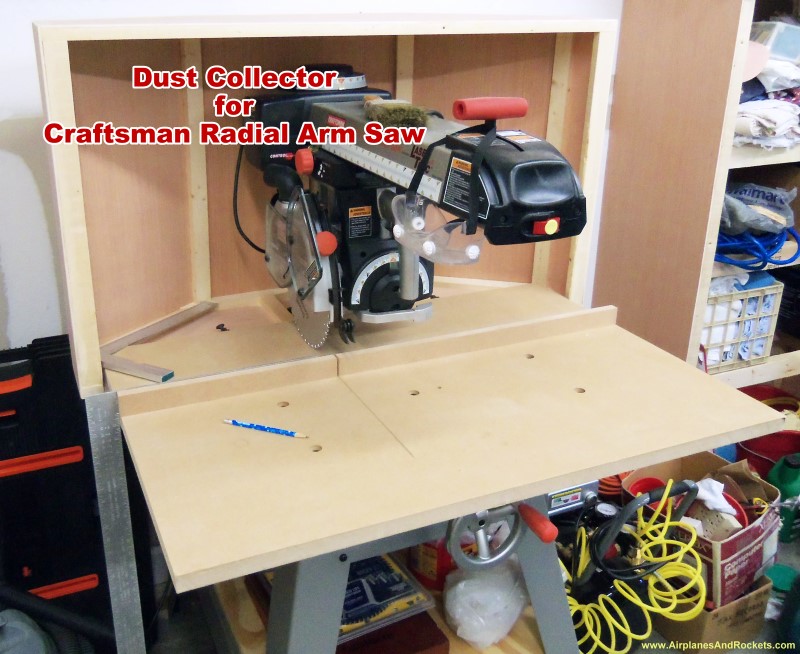 Radial Arm Saw Dust Collector - Airplanes and Rockets