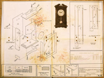 Klockit Wall Clock PL-20 Plans (sheet 1 of 2) - Airplanes and Rockets