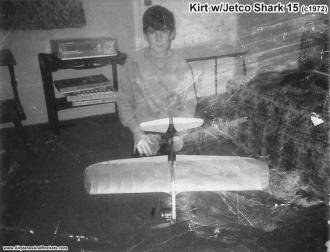 Kirt Blattenberger with Jecto Shark 15 (circa 1970-1972) - Airplanes and Rockets