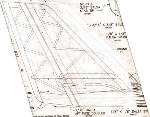 Aquila Spirit sailplane modified empennage plans