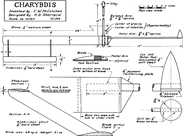 Charybdis Plans, Oct 1972 AAM - Airplanes and Rockets