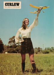 Curlew Free Flight Model Article & Plans, Sep 1973 American Aircraft Modeler - Airplanes and Rockets
