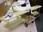 Halberstadt D-II, Top 3/4 View - Airplanes and Rockets