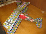 Steve Chesnek's Halberstadt CLII, Top Rear 3/4 View - Airplanes and Rockets