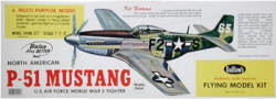 Guillows North American P-51 Mustang kit - Airplanes and Rockets
