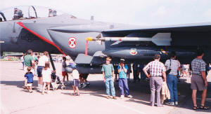 Philip & Sally Blattenberger with F-15 Eagle - Airplanes and Rockets