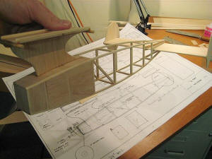 Steve's Quarter Pint close-up of fuselage frame - Airplanes and Rockets