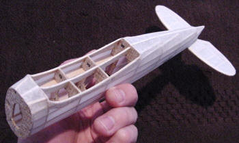 Comet Spitfire Fuselage Tissued - Airplanes and Rockets