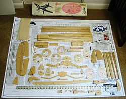 Sterling F4U-1 Corsair Kit Parts & Plans - Airplanes and Rockets
