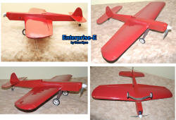 Dave Nyce's Enterprise-E covered, awaiting trim - Airplanes and Rockets
