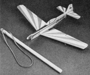 The launcher dwarfs the model - Airplanes and Rockets