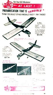 Andrew Aircraft Model Company's H-Ray S-Ray - Airplanes and Rockets