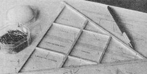 Note trailing edge is pre-shaped trailing edge stock - Airplanes and Rockets