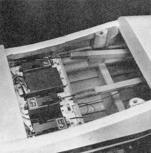 Cockpit floor at left recesses into wing center section - Airplanes and Rockets