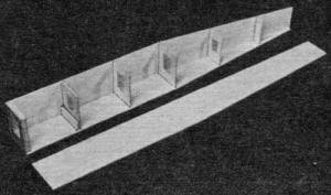 With fuselage bottom kept flat, glue bulkheads - Airplanes and Rockets