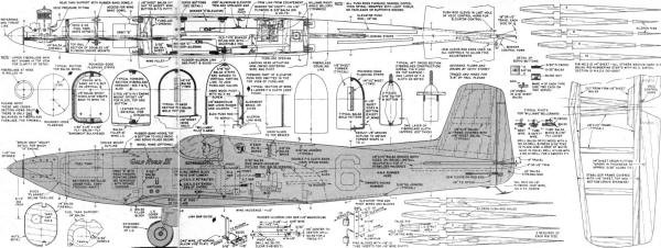 Gold Rush III Plans (sheet 1) - Airplanes and Rockets