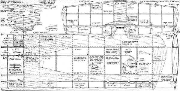 Harold deBolt's Crusader Plans (sheet 1) - Airplanes and Rockets