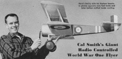 Here's Smitty with his biplane beauty - Airplanes and Rockets